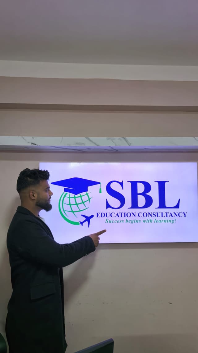 Professional couple with passports